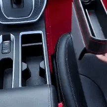 Carbon Fiber Car Seat Organiser with Cup Holder