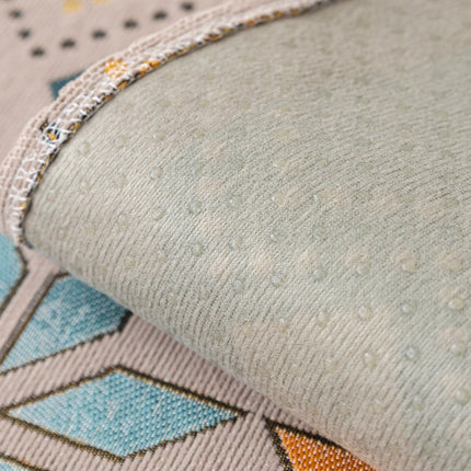 Geometric Pattern Sofa Cover and Pillowcase - Coffee Beige - SmartSouks