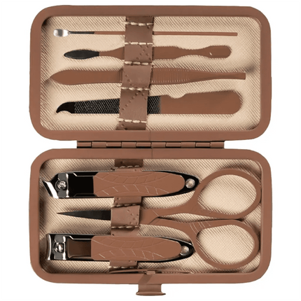 Green Lion 7-In-1 Manicure Kit - BrownManicure Kit