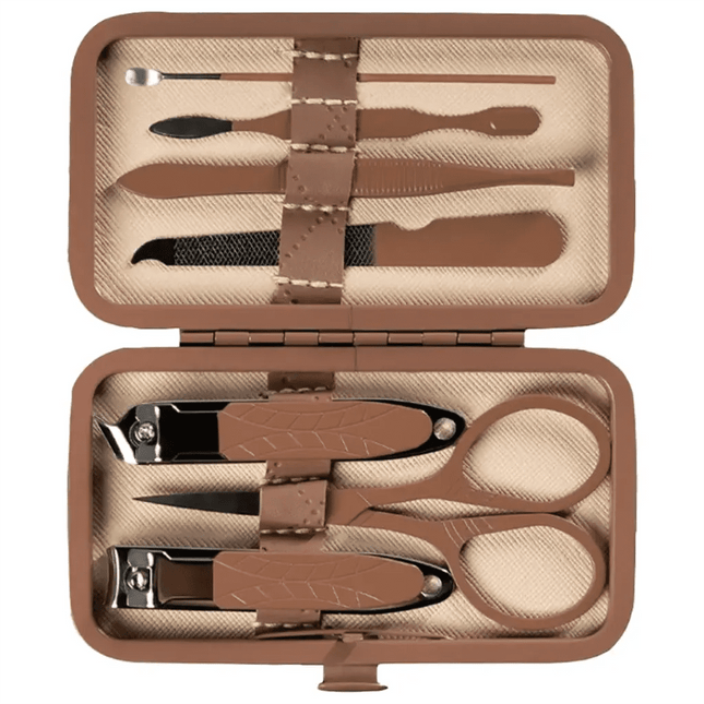 Green Lion 7-In-1 Manicure Kit - BrownManicure Kit