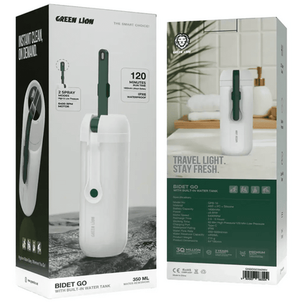 Green Lion Bidet Go with Built-In Water Tank