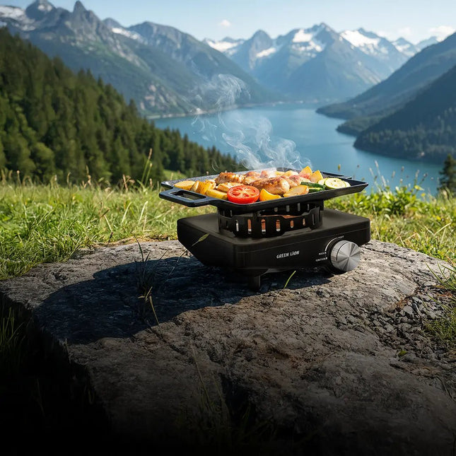 Green Lion Campflame Infrared Camping Stove - Black
