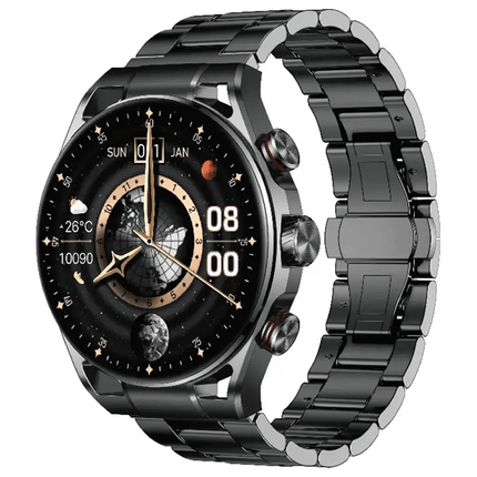 Green Lion Chrono Pro Smart Watch (Silver)Smart Watches