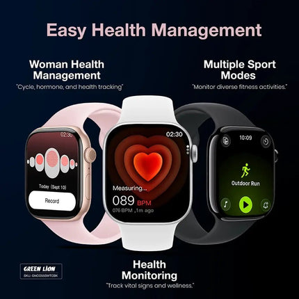 Green Lion Communicate Smart Watch (Black)Smart Watches