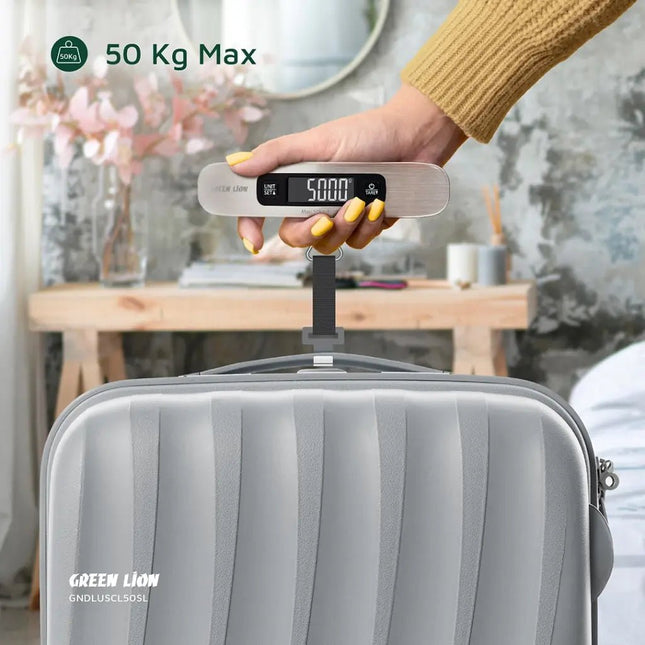 Green Lion Digital Luggage Scale - SilverLuggage Scale