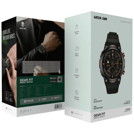 Green Lion Gear Fit Smart Watch (Silver)Smart Watches
