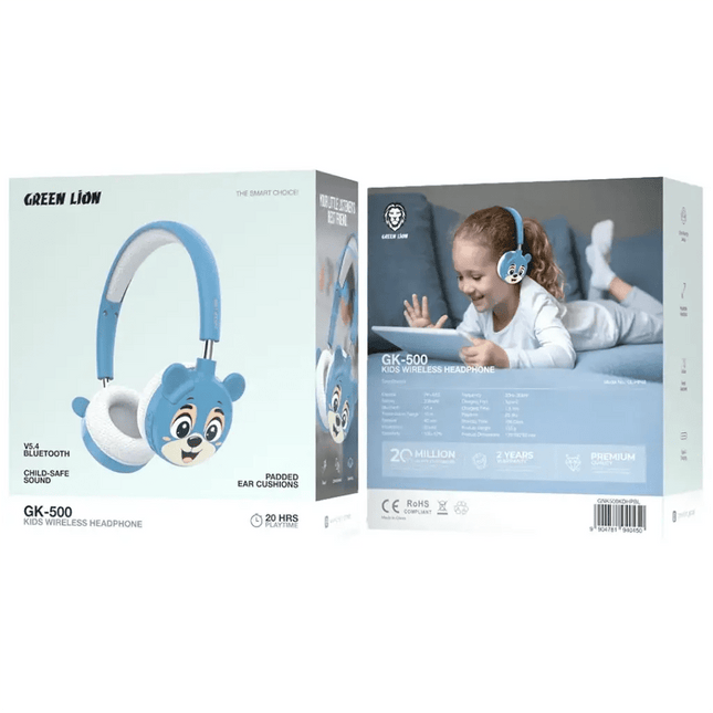 Green Lion GK-500 Kids Wireless HeadphoneHeadphones