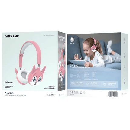 Green Lion GK-500 Kids Wireless HeadphoneHeadphones