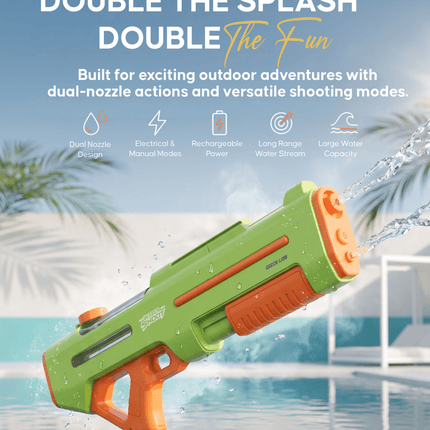Green Lion GN65 Dual-Nozzle Water Gun