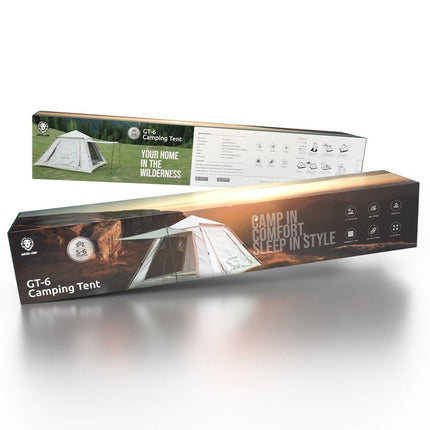 Green Lion GT-6 Camping Tent - BeigeTent