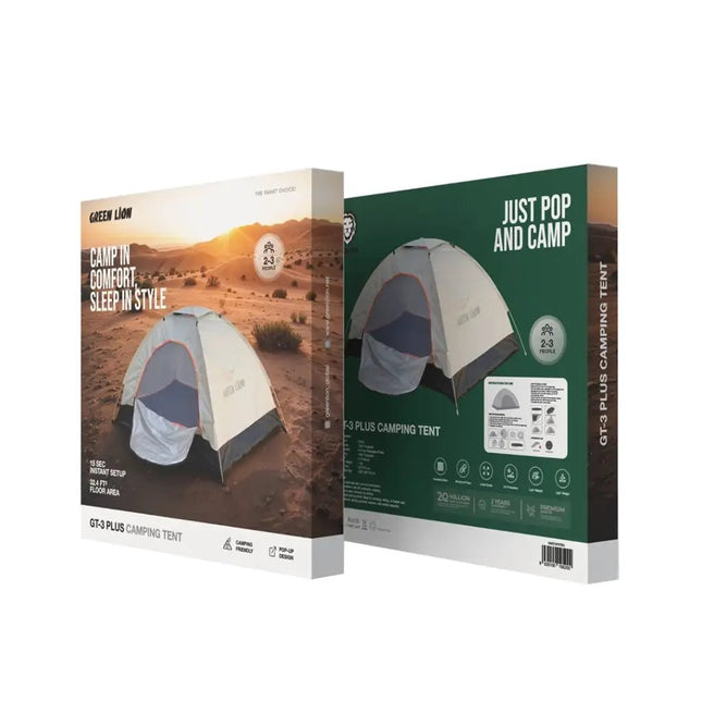 Green Lion GT3-Plus Camping Tent - BeigeTent