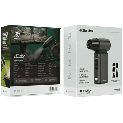 Green Lion Jet Max Air Blower - GrayAir Blower