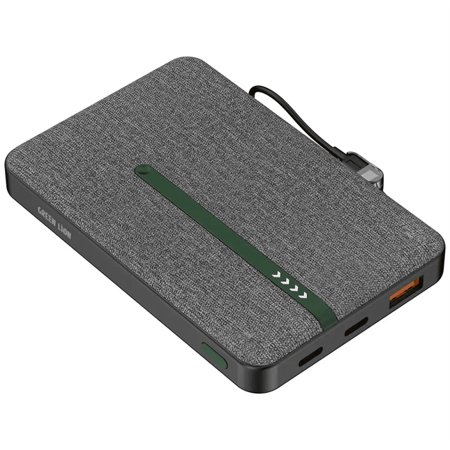Green Lion Kyoto 10000mAh Power Bank PD 20W Fabric - SmartSouks