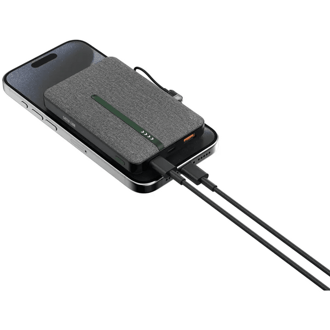 Green Lion Kyoto 10000mAh Power Bank PD 20W Fabric - SmartSouks