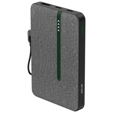 Green Lion Kyoto 10000mAh Power Bank PD 20W Fabric - SmartSouks
