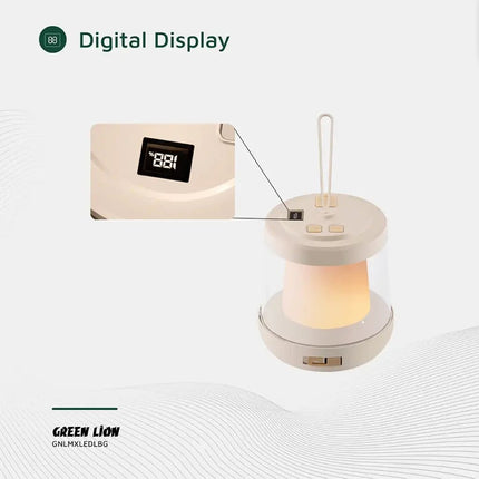 Green Lion Lumex LED Light with Inbuilt String LightLED Light