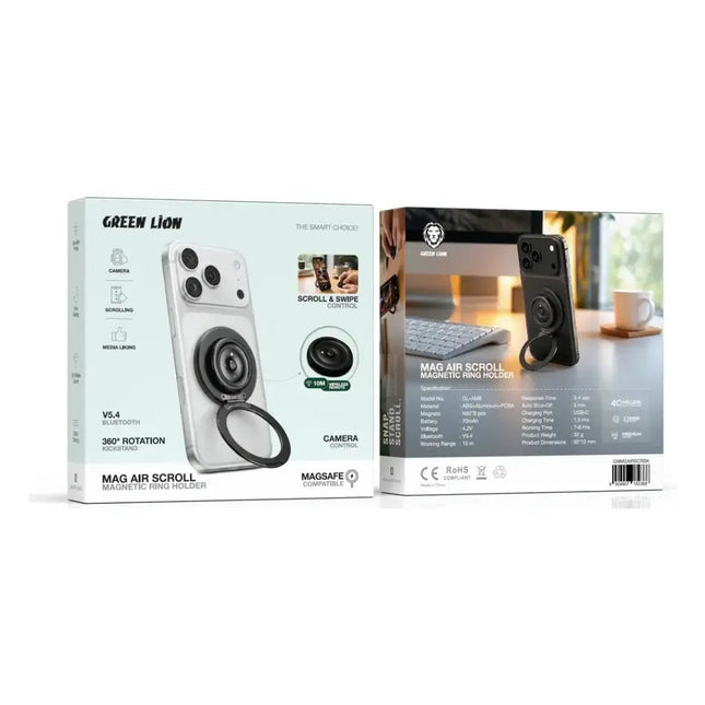 Green Lion Mag Air Scroll Magnetic Ring Holder