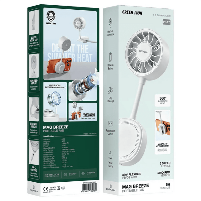 Green Lion Mag Breeze Portable Fan