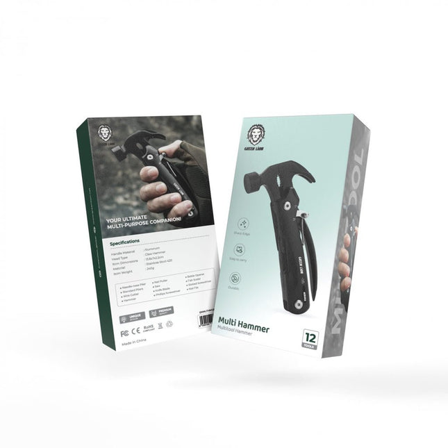 Green Lion Multi Hammer - BlackCamping &amp; Hiking