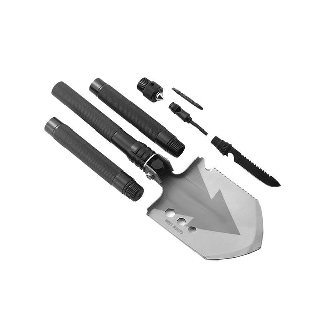 Green Lion Multi Shovel - BlackCamping &amp; Hiking