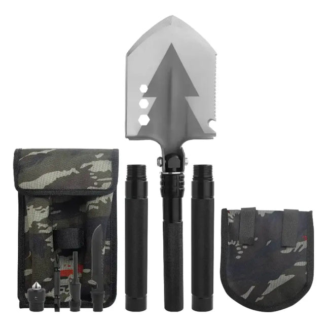 Green Lion Multi Shovel - BlackCamping &amp; Hiking