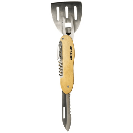 Green Lion Multifunction BBQ Tool Set - WoodCamping &amp; Hiking