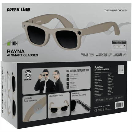 Green Lion Rayna AI Smart GlassesSmart Glasses