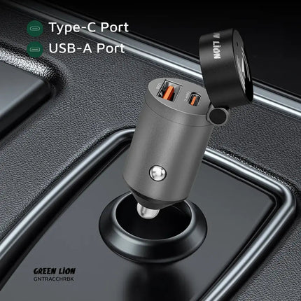 Green Lion Tracker Dual Port Car Charger