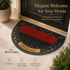 Half-Round Welcome Door Mat 80x50cm