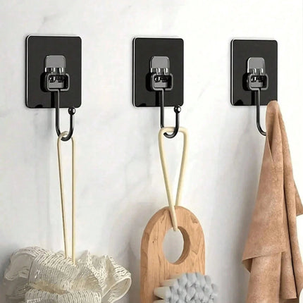 Heavy Duty Black Wall Hook 1 PC - SmartSouks