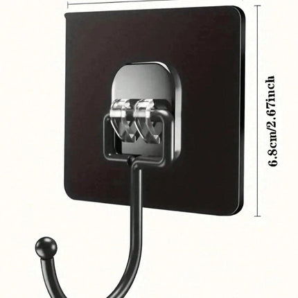 Heavy Duty Black Wall Hook 1 PC - SmartSouks