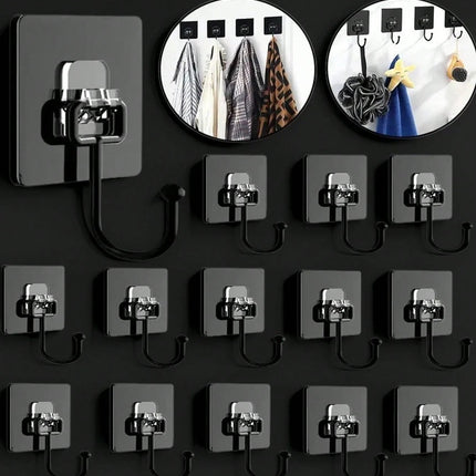 Heavy Duty Black Wall Hook 1 PC - SmartSouks