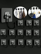 Heavy Duty Black Wall Hook 1 PC - SmartSouks