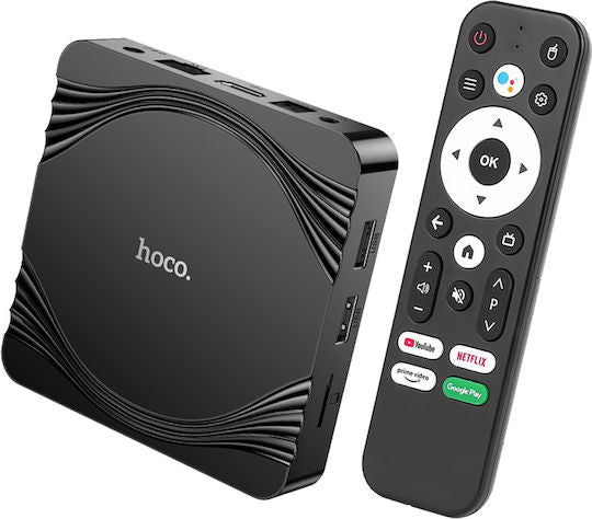 Hoco DQ10 Plus 4K UHD Smart Android TV Box (4GB RAM / 32GB ROM)