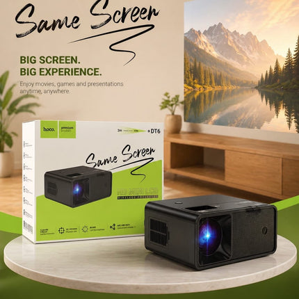 Hoco DT6 Wireless Projector 22 – 140 inches - SmartSouks