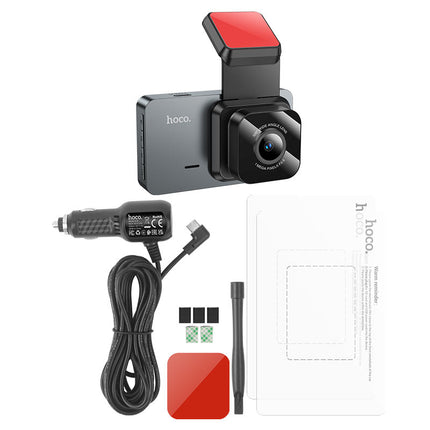 Hoco Dash cam “DV9” driving recorder-Battery 200mAh - Cable Length 3.5m