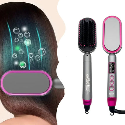 HOCO HP44 Electric Straightening Hair Comb with Digital DisplayHair Straightener