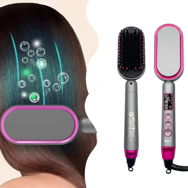 HOCO HP44 Electric Straightening Hair Comb with Digital DisplayHair Straightener