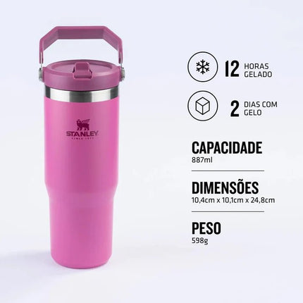 IceFlow™ Flip Straw Tumbler | 0.89L - SmartSouks