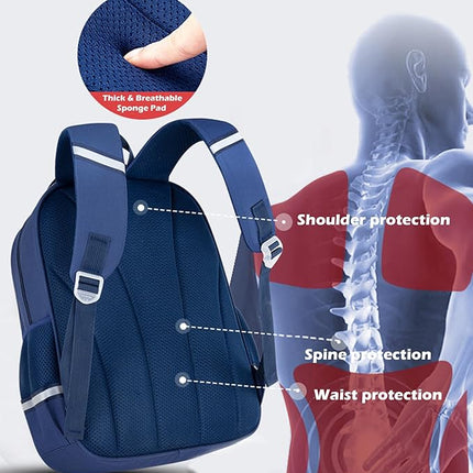 Kids Backpack - Navy Blue - SmartSouks