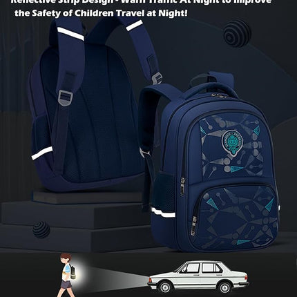 Kids Backpack - Navy Blue - SmartSouks