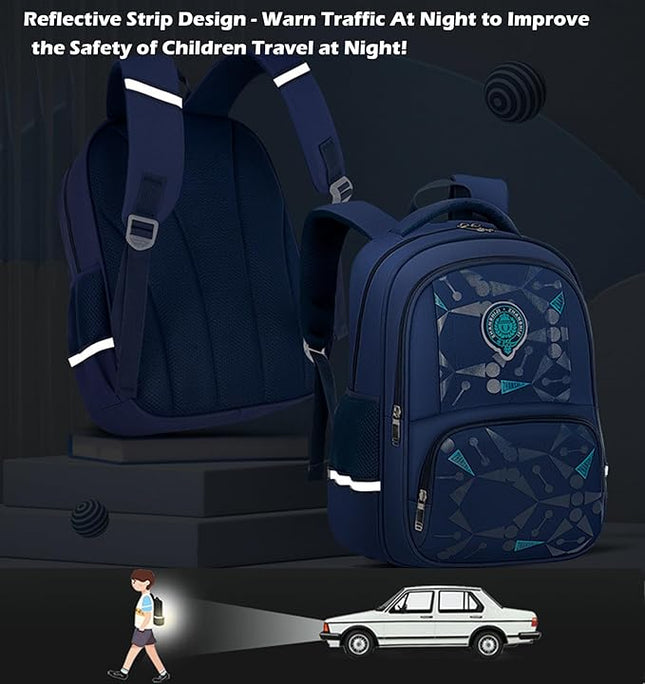 Kids Backpack - Navy Blue - SmartSouks