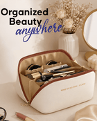 Leather Makeup & Toiletry Bag