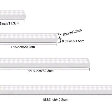 LED Motion Sensor Cabinet Light 20cm Warm White - SmartSouks