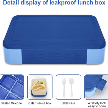 Lunch Box for Kids (Royal Blue) - SmartSouks