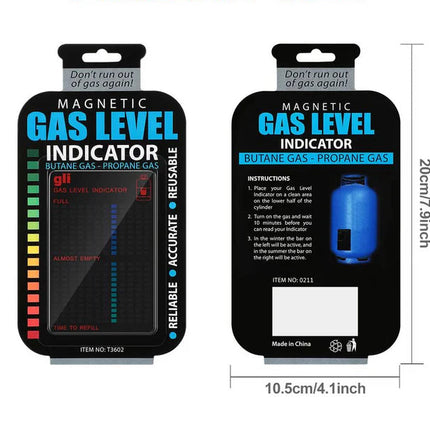 Magnetic Gas Level Indicator Reusable Propane Fuel Level Indicators