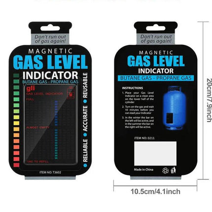 Magnetic Gas Level Indicator Reusable Propane Fuel Level Indicators - SmartSouks