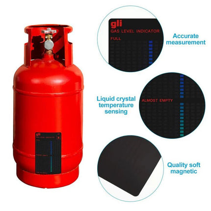 Magnetic Gas Level Indicator Reusable Propane Fuel Level Indicators - SmartSouks