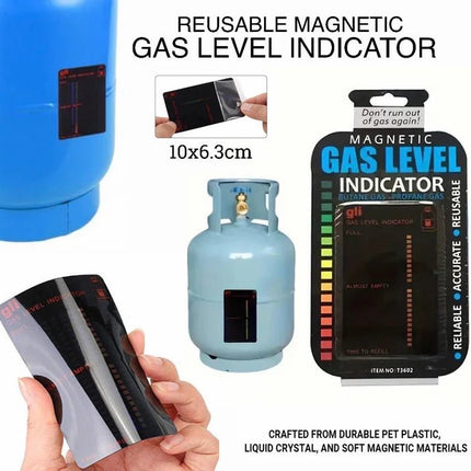 Magnetic Gas Level Indicator Reusable Propane Fuel Level Indicators - SmartSouks