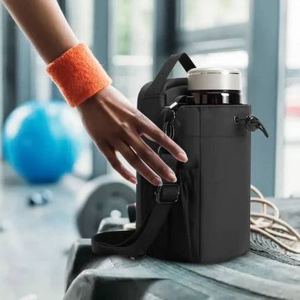 Magnetic Gym Bag With Water Bottle Holder - SmartSouks